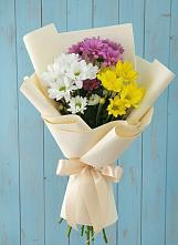 Букет цветов из:  Хризантемы в Новой Таволжанке