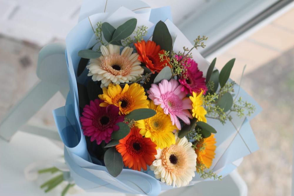 Букет цветов из: Герберы в Новой Таволжанке