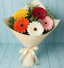 Букет цветов из:  Герберы в Новой Таволжанке