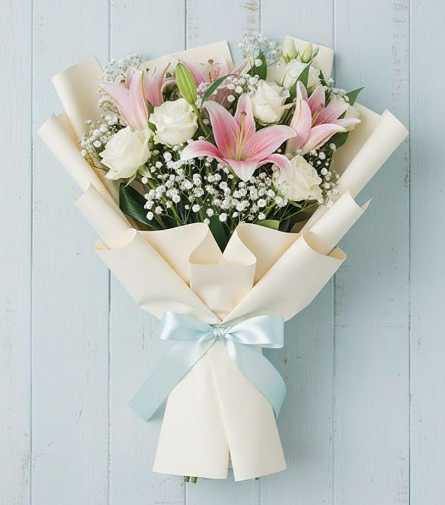 Букет цветов из: Лилии в Новой Таволжанке