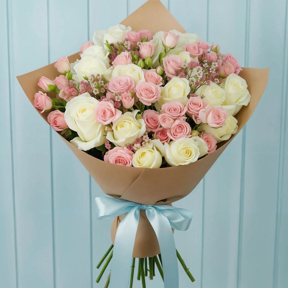 Букет цветов из: Розы в Новой Таволжанке