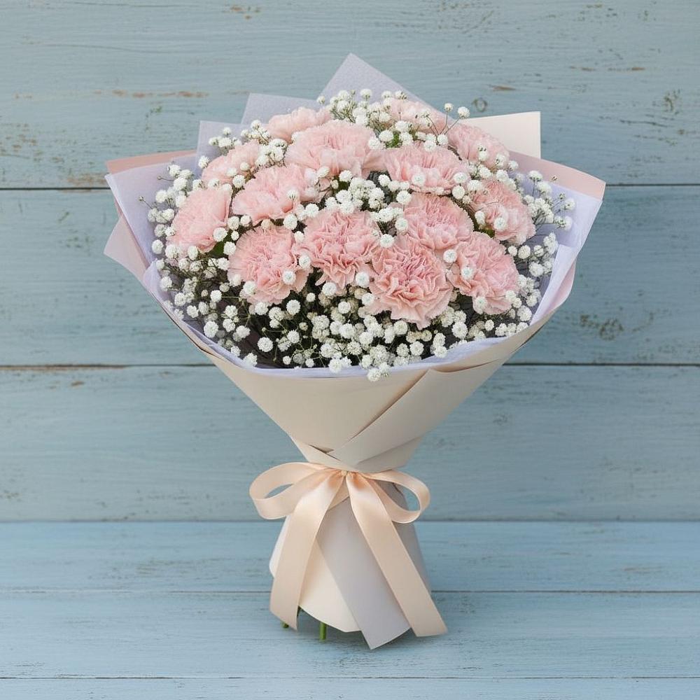 Букет цветов из: Гвоздики в Новой Таволжанке