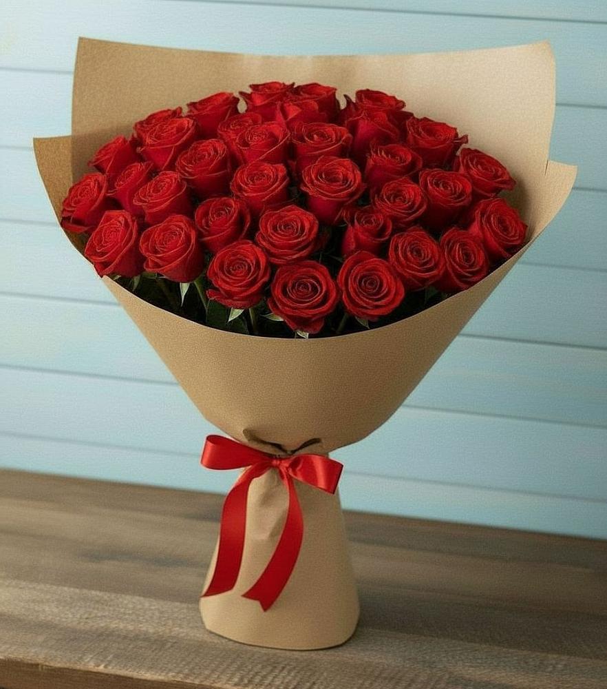Букет Красные розы Милано в Новой Таволжанке