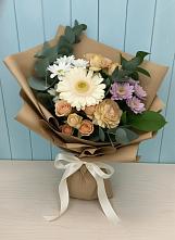 Букет цветов из:  Герберы и Хризантемы в Новой Таволжанке