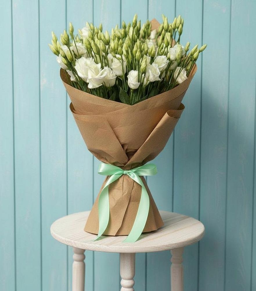 Букет цветов из: Лизиантусы в Новой Таволжанке