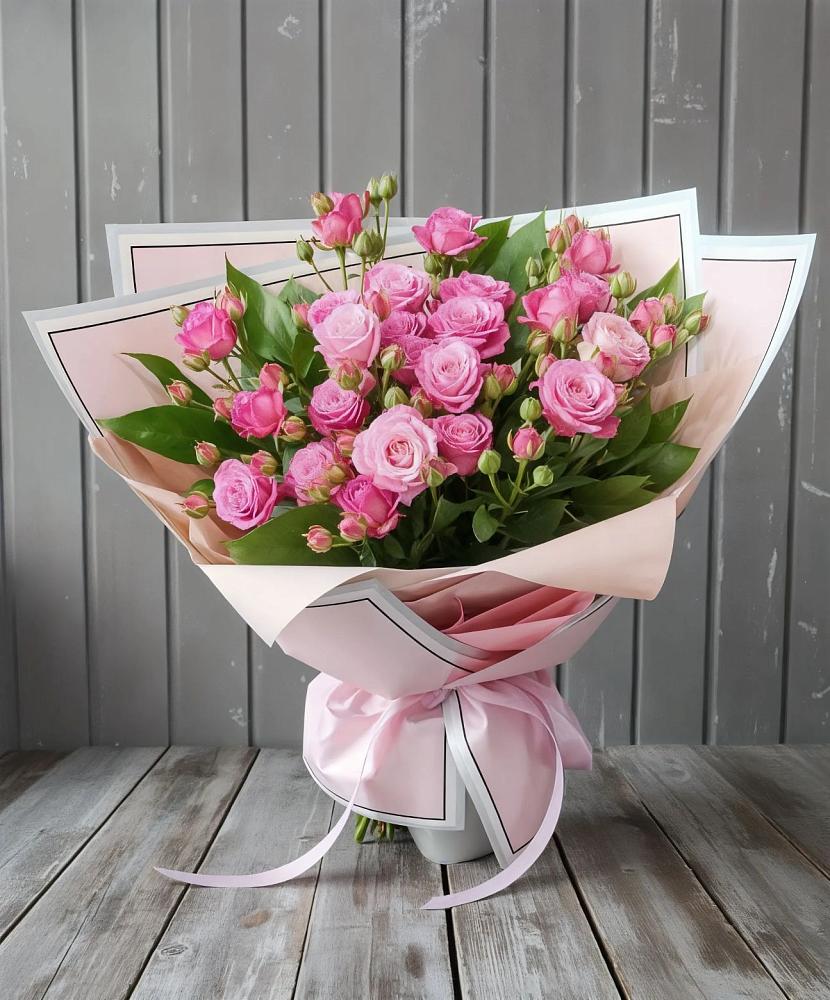 Букет Розовый кустик в Новой Таволжанке