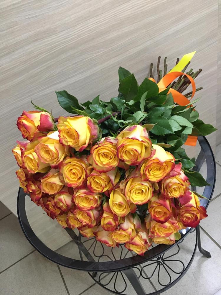 Букет Желтые розы в Новой Таволжанке