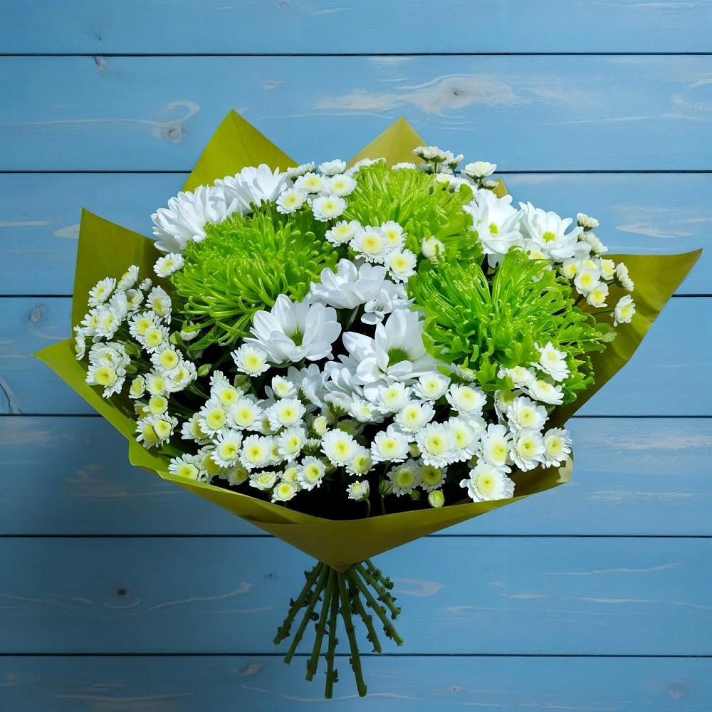 Букет цветов из: Хризантемы в Новой Таволжанке