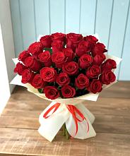 Букет 29 Красных роз в Новой Таволжанке