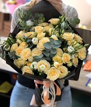 Букет цветов из:  Розы и Лизиантусы #REPLACE_PRED# Новой Таволжанке